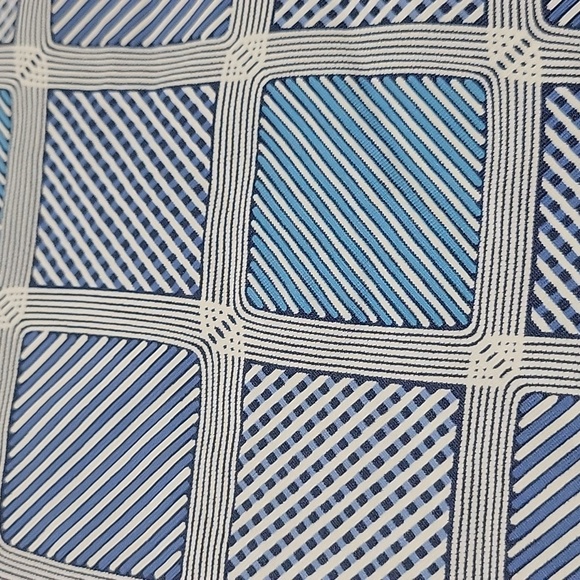 J. McLaughlin Blue Geometric Straight Leg Leggings L - Picture 8 of 13